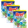 Bref WC Power Activ- Schiuma in capsule Detergenti al Pino da 50 g - Set di 3 pezzi