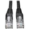 TRIPP LITE Eaton Cat6 Gigabit Snagless Molded UTP Patch Ethernet Cavo, RJ45 Maschio-Maschio Cavo, Nero, 5 Piedi / 1,5 Metri (N201-005-BK)