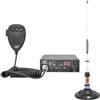PNI Kit radio CB CB PNI ESCORT 8001L ASQ + antenna CB PNI ML70, presa accendisigari con fusibile e auricolare HS81L inclusi