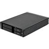 Silverstone FS202-3,5 - Alloggiamento per dispositivi a 2 alloggiamenti SAS/SATA Tray-Less, SST-FS202B-V2
