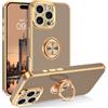 BENTOBEN Custodia per iPhone 16 Pro, iPhone 16 Pro, con supporto ad anello a 360°, supporto magnetico per auto, antiurto, antiscivolo, protettiva