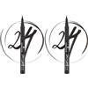 Essence Cosmetics essence 24ever Ink Liner, Eyeliner Waterproof, 01 Intense Black, 1,2 ml (Confezione da 2)