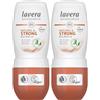 Lavera Deodorante roll-on naturale & Strong 48+ h - vegano - Cosmetico naturale - Ginseng biologico e minerali naturali - senza alluminio - Protezione affidabile - 48 ore di protezione deodorante - 50