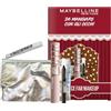 Maybelline New York Collezione Natale, Il Dolce Far Makeup | Cofanetto Regalo Natale, Con Mascara Lash Sensational Body e Mini Matita Occhi Tattoo Liner Gel Pencil