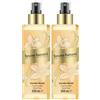 bruno banani Vanilla Muse Body & Hair Splash - Profumo fruttato di ambra con fiori bianchi, pesca e vaniglia, intenso, a lunga durata e seducente femminile, 250 ml (Confezione da 2)
