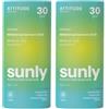 BIO SPECTRA ATTITUDE ATTITUDE Mineral Sunscreen Stick with Zinc Oxide, SPF 30, EWG Verified, Plastic-Free, Broad Spectrum UVA/UVB Protection, Dermatologically Tested, Vegan, Unscented, 60 g (Confezione da 2)