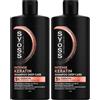 Syoss Deep Care Intense Keratin 440ml shampoo per capelli fragili (Confezione da 2)