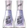 Sally Hansen, Smalto Unghie Insta-Dri Crystal, ad Asciugatura Rapida, Effetto Manicure Professionale a Lunga Durata, Glimmer 131 (Confezione da 2)