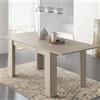 Dmora Tavolo da pranzo Allungabile Celtico 140/200h75 cm Olmo, Estensibile 6-8 Posti con allunga centrale, Moderno per cucina o salotto, in Legno