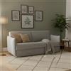 Dmora Divano Letto 2 Posti Pamela 180x95 cm Grigio Sfoderabile Contenitore, di Apertura a Ribalta Made in Italy
