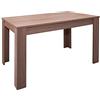 Dmora Tavolo Allungabile Caladora 90x190x77h cm Marrone Rovere Allungabile 8 Posti, Meccanismo Estensione Allunga Centrale