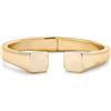 Uno de 50 | Bracciale rigido in oro 18 carati | Design geometrico fatto a mano | Taglia XL