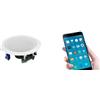 Audibax CM408L-BT - Altoparlanti da Soffitto Bluetooth - 2 Altoparlanti da Incasso da 40W - Altoparlanti da 5 pollici - Amplificatore Integrato in 1 Altoparlante - Altoparlante Attivo e Passivo