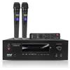 Pyle Amplificatore Audio Karaoke Bluetooth 1000 Watt per Home Theater, Ricevitore Stereo 5.2-Ch con 2 Microfoni UHF, MP3/USB/HDMI/AM/FM, Nero