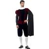 SMIFFYS Costume Deluxe Lord Tudor, Top, Pantaloni, Mantello e Gorgiera