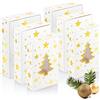 COM-FOUR® 6 pezzi confezione regalo da in 3 misure, scatole regalo | scatola pieghevole in cartone robusto - scatola di cartone pieghevole