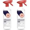 Insectum SMASH Spray Antipulci e Antizecche per Ambienti e Tessuti - Adatto per Ambienti con Animali Domestici - 2x500ml - Per uso in Casa ed esterno - Insetticida Senza Permetrina - Istruzioni Incluse
