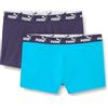 PUMA Men's Elements Trunk, Blue Combo, L (2er Pack)