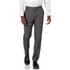Amazon Essentials Pantaloni Eleganti da Uomo Slim Fit, Gamba Dritta, Poliestere, Pietra, Grigio Scuro, 29 W x 32L