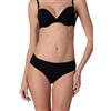 Lovable Slip in Microfibra Morbida con Bordo in Pizzo, Invisibile | Comfort Quotidiano, Elastici Morbidi, Vestibilità Naturale, Effetto Raffinato, Mutanda, Value Micro, Nero, S