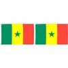 AZ FLAG Bandiera Senegal 150x90 cm Senegalese Poliestere 100D 2 Occhielli (Confezione da 2)
