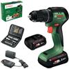 Bosch PSB18V-60 Trapano battente-avvitatore18V System (PBA 18 V 2,5 Ah, AL18V-20, ACC 51 pz. valigetta)