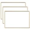 Vimar 14653.22 Plana placca 3 moduli, 12x8x0.9cm, champagne opaco (Confezione da 3)
