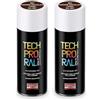 AREXONS - Tech Pro Smalto Spray Alta Copertura Marrone Cioccolato Lucido Protezione Manufatti Ferrosi Esterni 400ml (Confezione da 2)