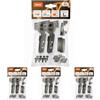 blum 2x CLIP top BLUMOTION cerniera 35mm sormonto totale nero onice (Confezione da 4)