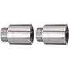 Cornat, TEC382503, Estensione Hahn 3/4 x 30 mm, cromo (Confezione da 2)