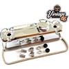 Classic Car Parts UK Classic Mini Rocker Cover Scatola Cromo Forti Raccordi Guarnizione Serie A+ 998