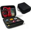 Vootnifig Battling Top Organizer Case 6 Slot EVA Storage (6-slot nero) | Contiene 12 top da combattimento in modo sicuro, slot rotondo personalizzato, previene graffi, ideale per le collezioni