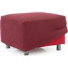 MAXIFUNDAS FUNDAS DE SOFA & CHAISE LONGU MAXIFUNDE | Custodia per pouf quadrato RELIVE | Tessuto resistente e ultra morbido | Misura lavabile in lavatrice | Taglia XL | Colore fucsia scuro | Made in Spagna