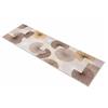 Corredocasa Passatoia Antiscivolo in PVC a Metraggio, Made in Italy - Taglio Continuo su Misura - Stuoia Gommata Tagliata - Tappeto Cucina e Corridoio Antiscivolo - Larghezza 50 cm (Oro, 100x50, Astratto)