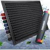 Bodenständig® Zerbino ingresso esterno - antiscivolo e assorbente nero | Sistema di scanalature 2.0 - zerbino ingresso esterno 80x120cm - misura perfetta per la porta, ideale interno ed esterno