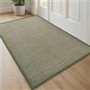 DEXI Zerbino Ingresso Interno 90 x 140 cm, Antiscivolo, Verde | Fondo in Gomma, Trattiene lo Sporco e l'Umidità, Facile da Pulire, per Porta, Corridoio e Cucina