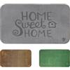 Olivo Tappeti OLIVO.shop Zerbino Ingresso Antiscivolo con Scritte, Lavabile 40x70 cm LAMPO (GRIGIO)