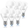 EXTRASTAR Lampadina LED E14,8W Equivalenti a 64W,6500K,luce bianca fredda,Confezione da 6