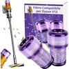 NAMAI - Set di 2 Filtri Compatibili con Dyson V12/SV20/SV30/SV34/SV35/SV46 | Lavabili, Riutilizzabili, Facili Da Installare, Resistenti, Duraturi