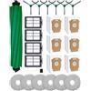 Yivy Kit di Accessori da 24 pezzi per iRobot Roomba Plus 405 Combo/505 Combo：1 Spazzola Principale, 6 Sacchetti per La Polvere, 6 Panni per Mocio, 4 Filtri, 6 Spazzole，1 Spazzola