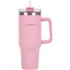 Flamingueo Thermos da 1,18 l, in acciaio inox, con cannuccia e manico, per bevande fredde per 24 ore e calde per 10 ore
