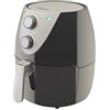 Bimar FR37 Friggitrice ad Aria 3,7 L, Air Fryer Senza Olio con Temperatura Regolabile 80-200°C, Timer 30 Minuti, Cestello Antiaderente Estraibile e Lavabile