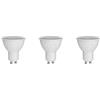 A2ZWORLD 3 Pezzo Lampadina LED GU10 Dimmerabile, 220V 6W Bianco Caldo 3000K 110°, Taglio Di Fase, AC Dimmer, Luce Angolo Largo