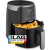 MEDION Friggitrice ad aria calda P40 L (4,7 litri, 1500 watt, funzionamento semplice, frittura senza olio, timer 60 minuti, fino a 200° C, rivestimento antiaderente, MD13030) nero