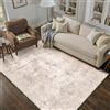 PureCozy Tappeto Salotto Beige Moderno Astratto 120x180cm | Lavabile in Lavatrice,Antiscivolo,Camera da Letto,Cameretta,Ufficio,Pelo Corto,Stile Naturale,Carpet,Area Rug