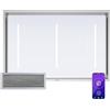 Klarstein LuxeAir - Cappa Aspirante, 750 m³/ora, Efficienza Energetica A, Controllo Touch & WiFi, LED: 6000K, Motore: 110W, Filtri in Alluminio, Cappa da Cucina Senza Canna Fumaria, 90,8x23x46,5 cm