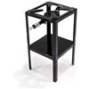 OMAC SRL COOK BY OMAC FORNELLONE DRAGO COOK E GRILL 40X40X80, BRUCIATORE IN GHISA, METALLO NERO, OMOLOGATO