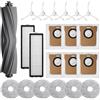 ANOMM Kit da 21pz Accessori Ricambi per Xiaomi X20+/X10+, Dreame L10s Ultra | per L10 Ultra/L10 Prime, 1 Spazzola Principale, 6 Spazzole Laterali, 2 Filtri HEPA, 6 Panni Mop, 6 Sacchetto per Polvere