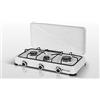 Generico CUISINAM FORNELLO A GAS GPL DA CAMPEGGIO CON COVER 3 FUOCHI COD FRG 113-S