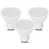LEDLUX 3 Pezzi Lampade Led Faretto GU10, 10W 1000 Lumen, 110° Diffusore Opale Garanzia 5 Anni (Bianco Freddo 6400K)